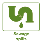 Logo: Sewage spills
