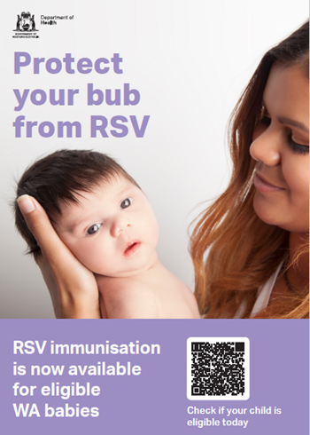 Protect your bub from RSV poster