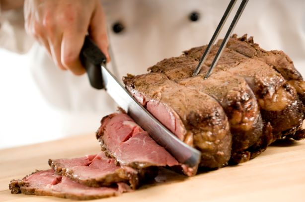 Cutting meat