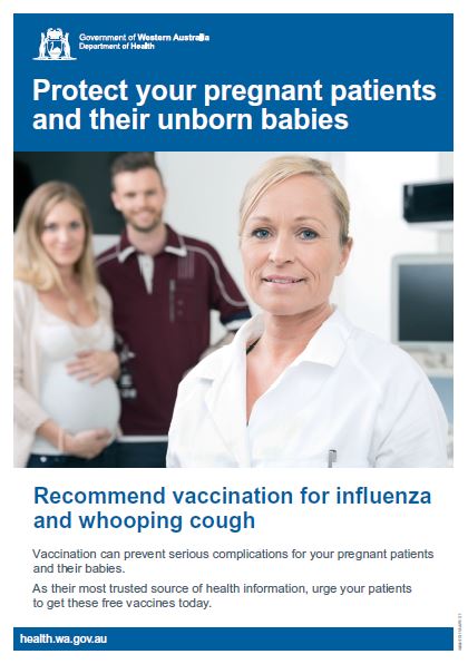 Protect your patients and their unborn babies poster