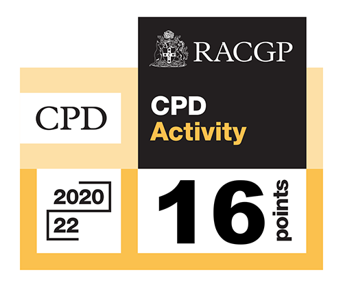 Logo: RACGP CPD Activity – 16 Points