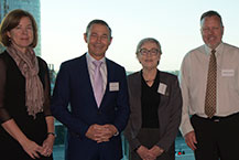 Karen Bradley, Executive Director Clinical Leadership and Reform, Hon. Roger Cook Minister for Health, Professor Kathy Eagar and Andrew Jones, Manager WA Cancer and Palliative Care Network