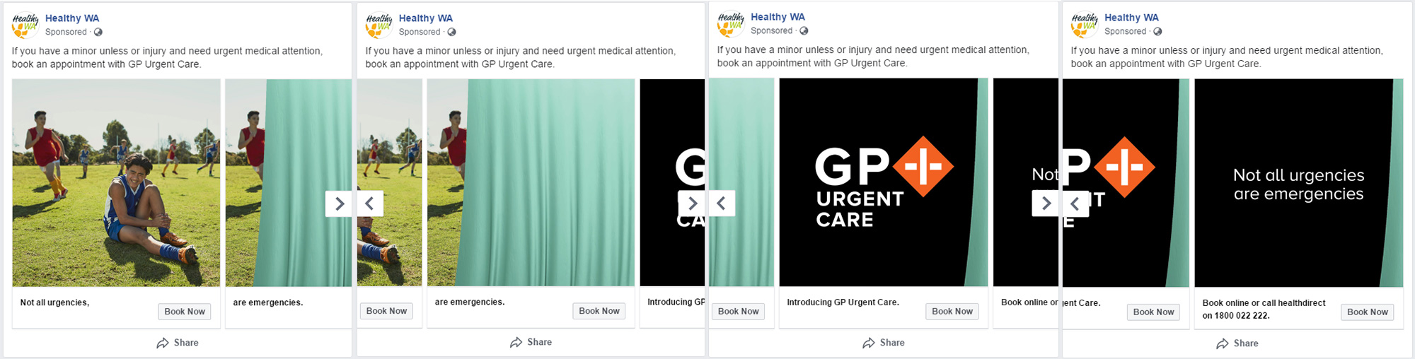 Banner: GP Urgent Care social media slide