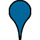 Blue paddle indicates new sample site.