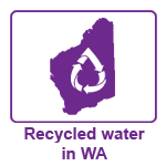 Logo: Recycled water in WA